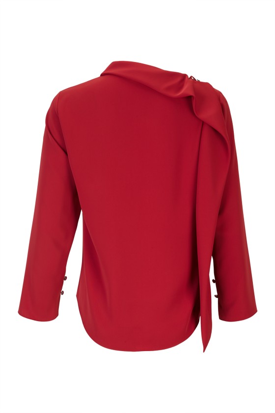 Túnica de cuello alto