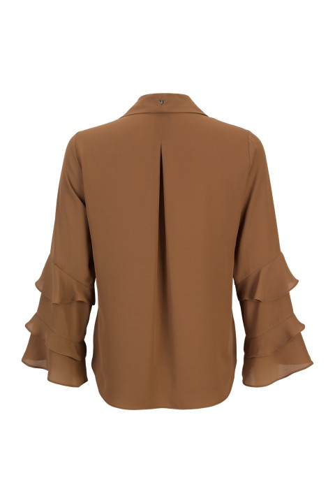 Tunic with ruffled sleeves Tunic with ruffled sleeves