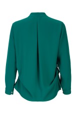 T�nica con cuello de broche