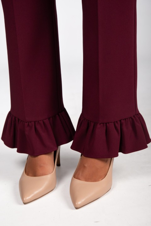Ruffled trousers Ruffled trousers