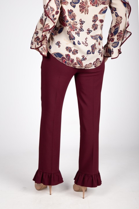 Ruffled trousers Ruffled trousers