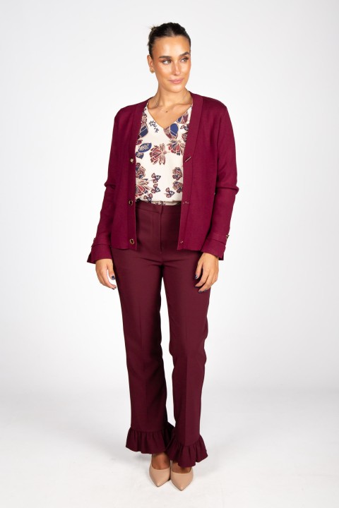 Ruffled trousers Ruffled trousers