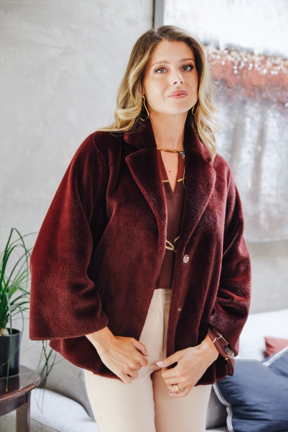 Teddy faux fur coat