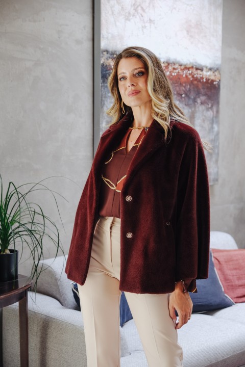 Teddy faux fur coat