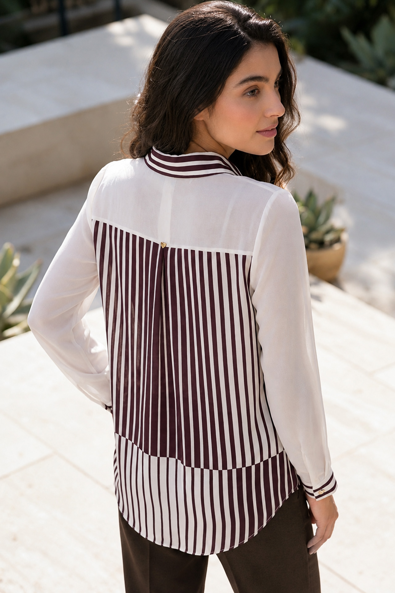 Blouse rayé