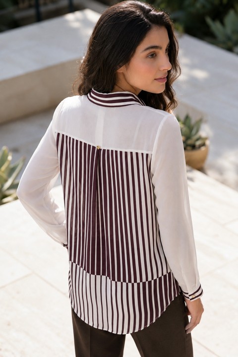 Blusa às riscas Blusa às riscas