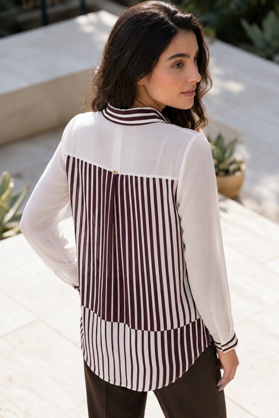 Blouse rayé
