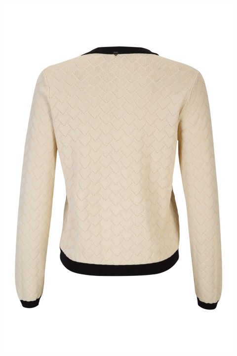 C�rdigan de punto con botones en forma de coraz�n