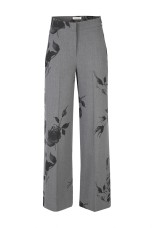 Calças pantalonas estampado floral