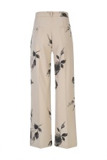 Calças pantalonas estampado floral