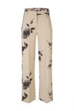 Calças pantalonas estampado floral
