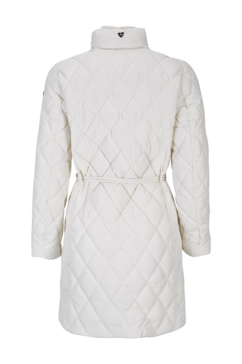 Parka matelassée à ceinture boucle métallique Parka matelassée à ceinture boucle métallique