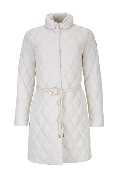 Parka matelassée à ceinture boucle métallique Parka matelassée à ceinture boucle métallique