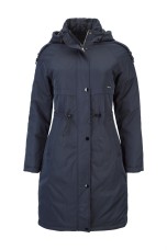 Reversible lightweight padded raincoat