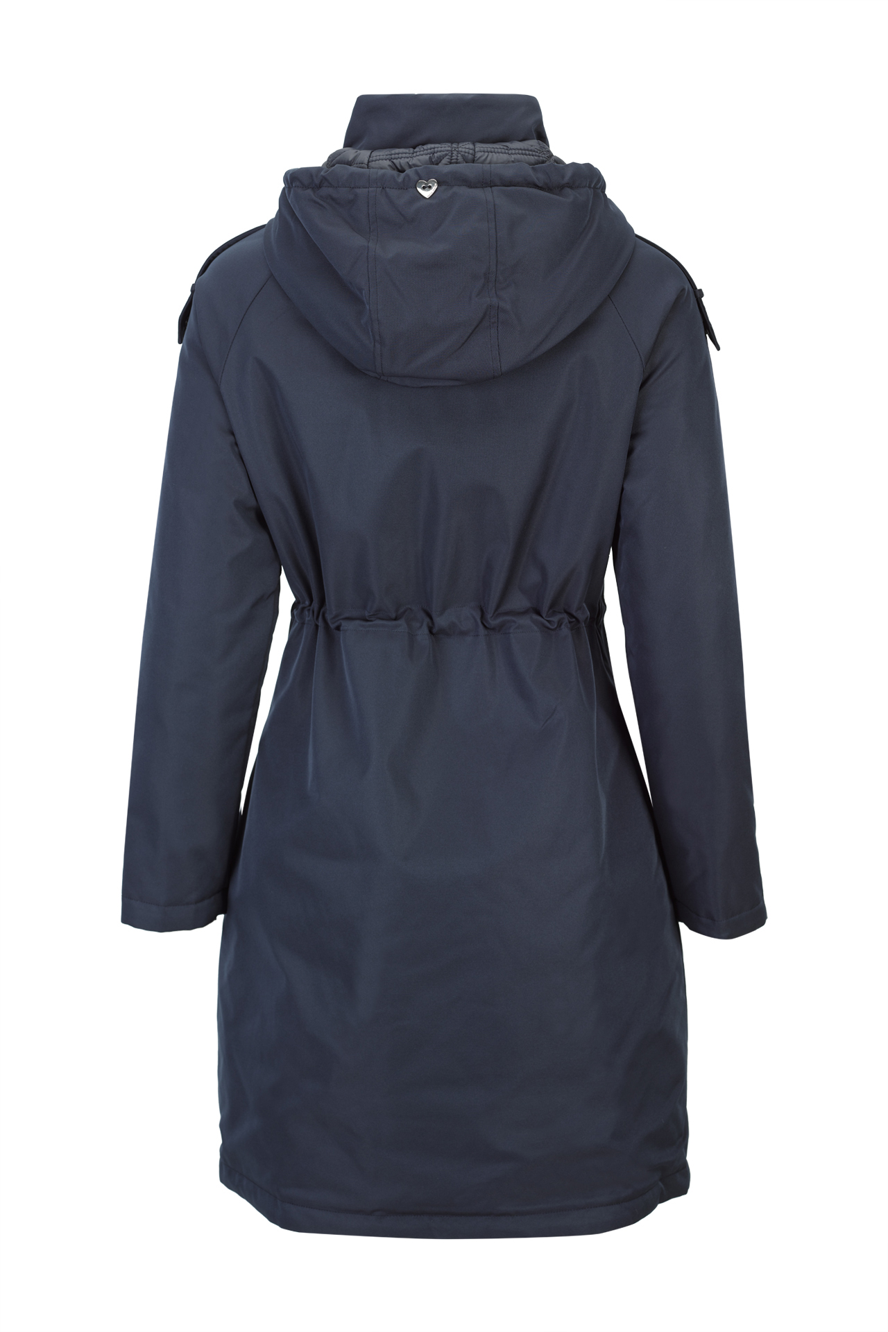 Reversible lightweight padded raincoat