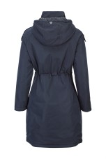 Reversible lightweight padded raincoat