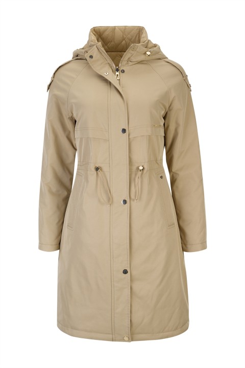 Reversible gabardine with light padding