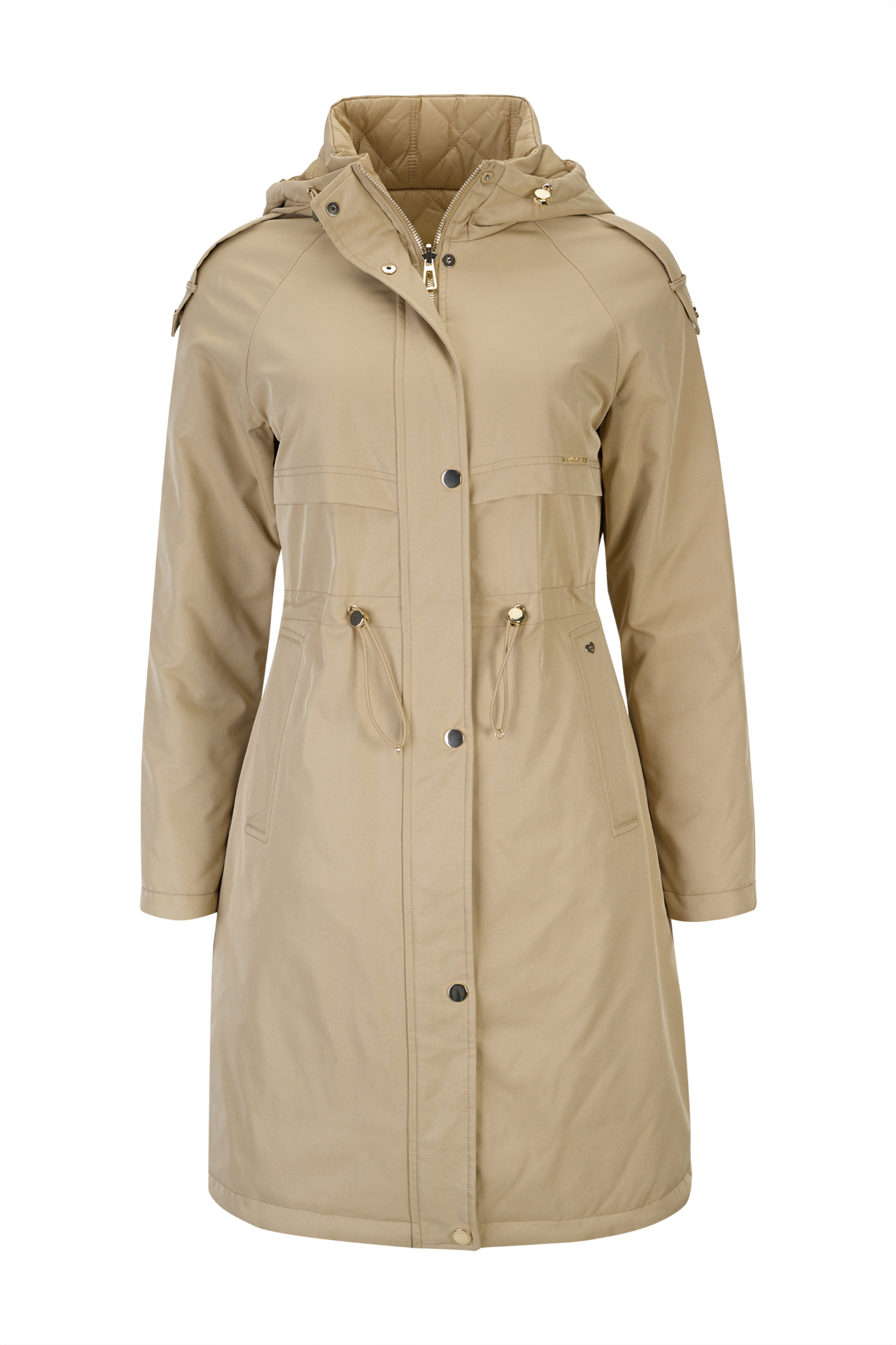 Reversible gabardine with light padding