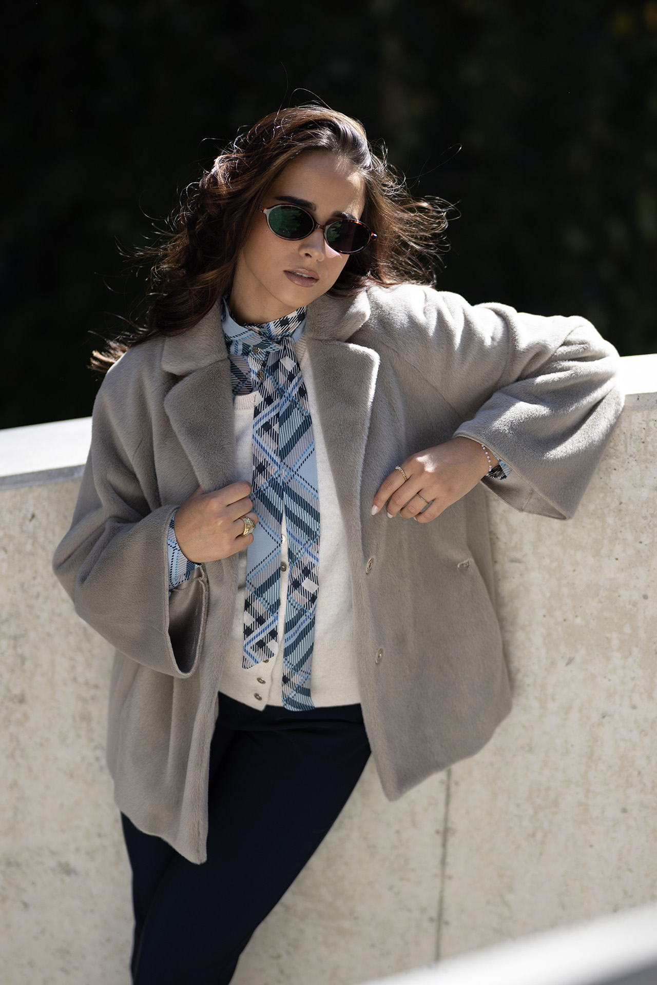 Teddy faux fur coat