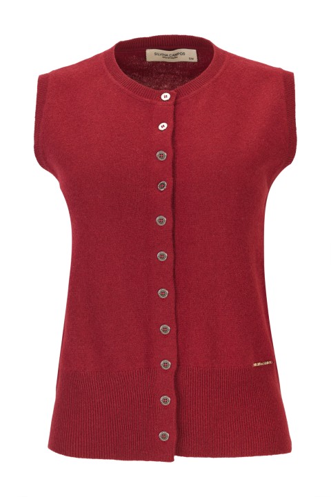 Colete básico em lã Colete básico em lã