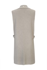 Long knit vest