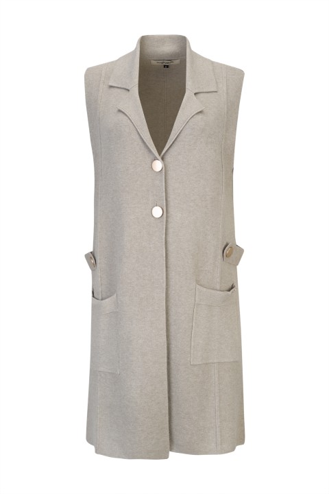 Long knit vest Long knit vest