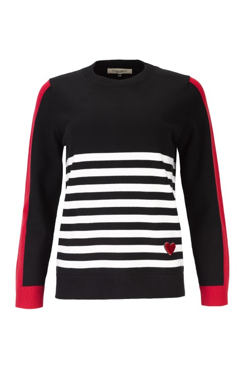 Striped knit sweater Striped knit sweater