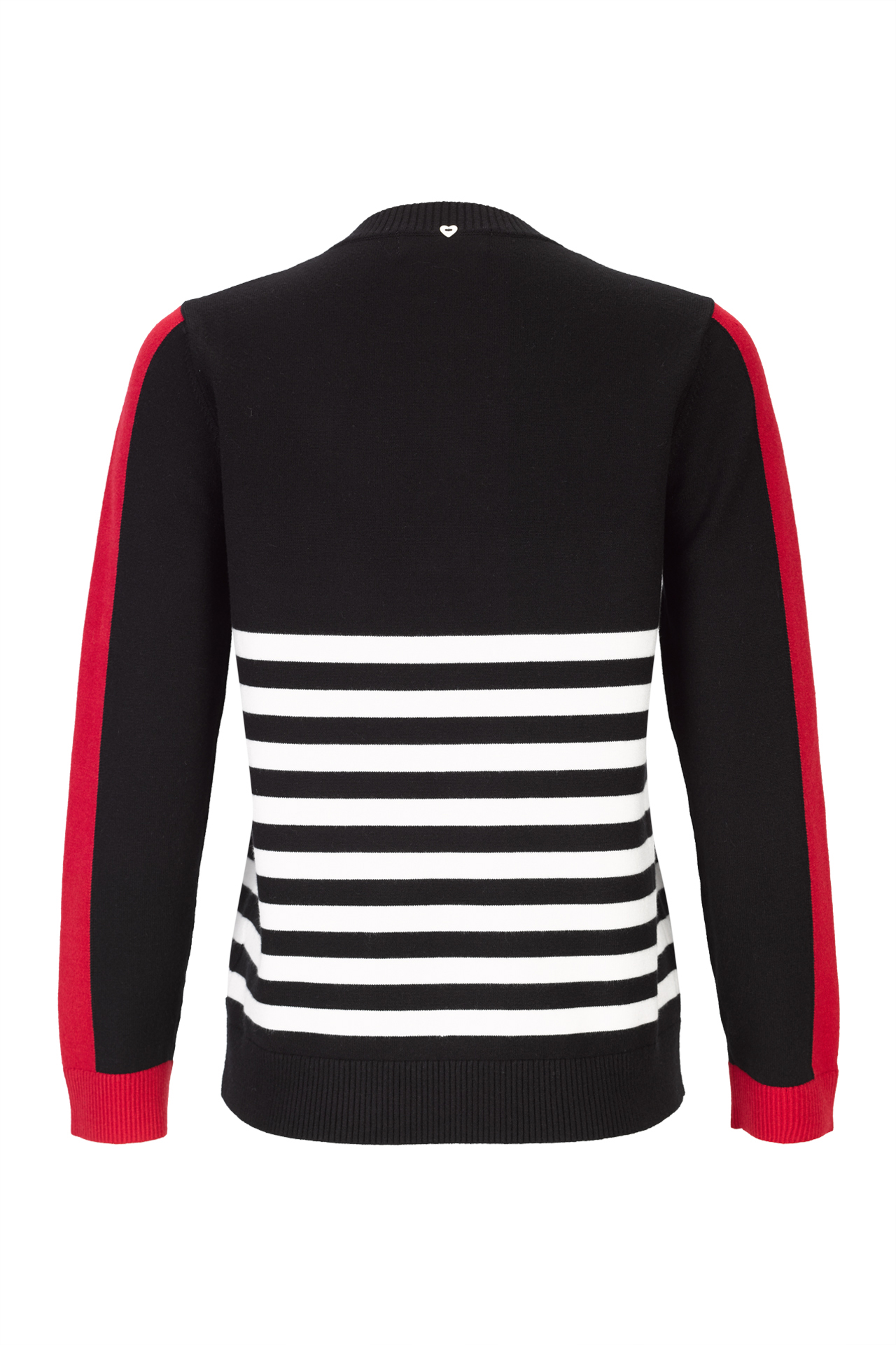 Striped knit sweater