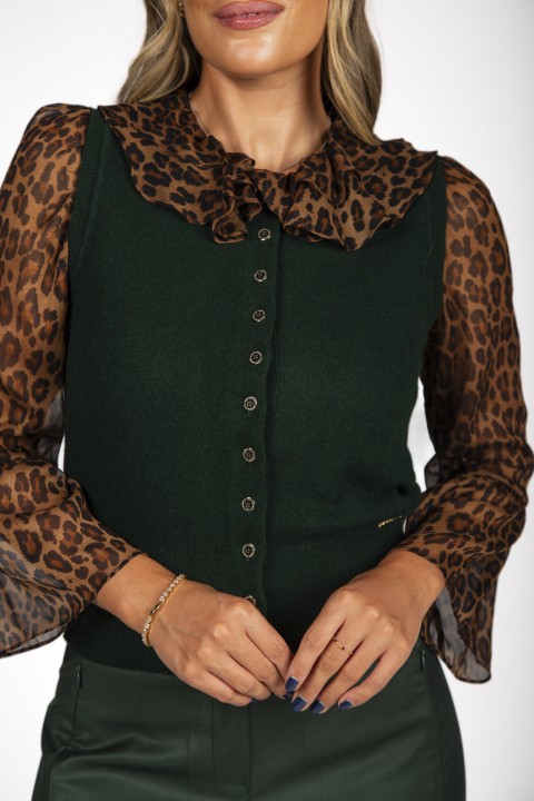 Chaleco b�sico de lana