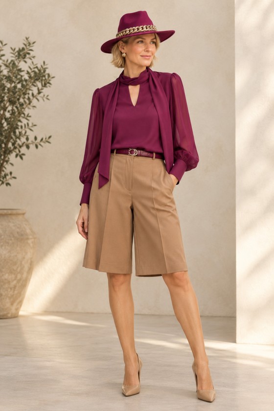 Tailored Bermuda shorts