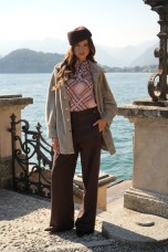 Plush overshirt coat