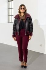 Chaqueta aviador con pelo