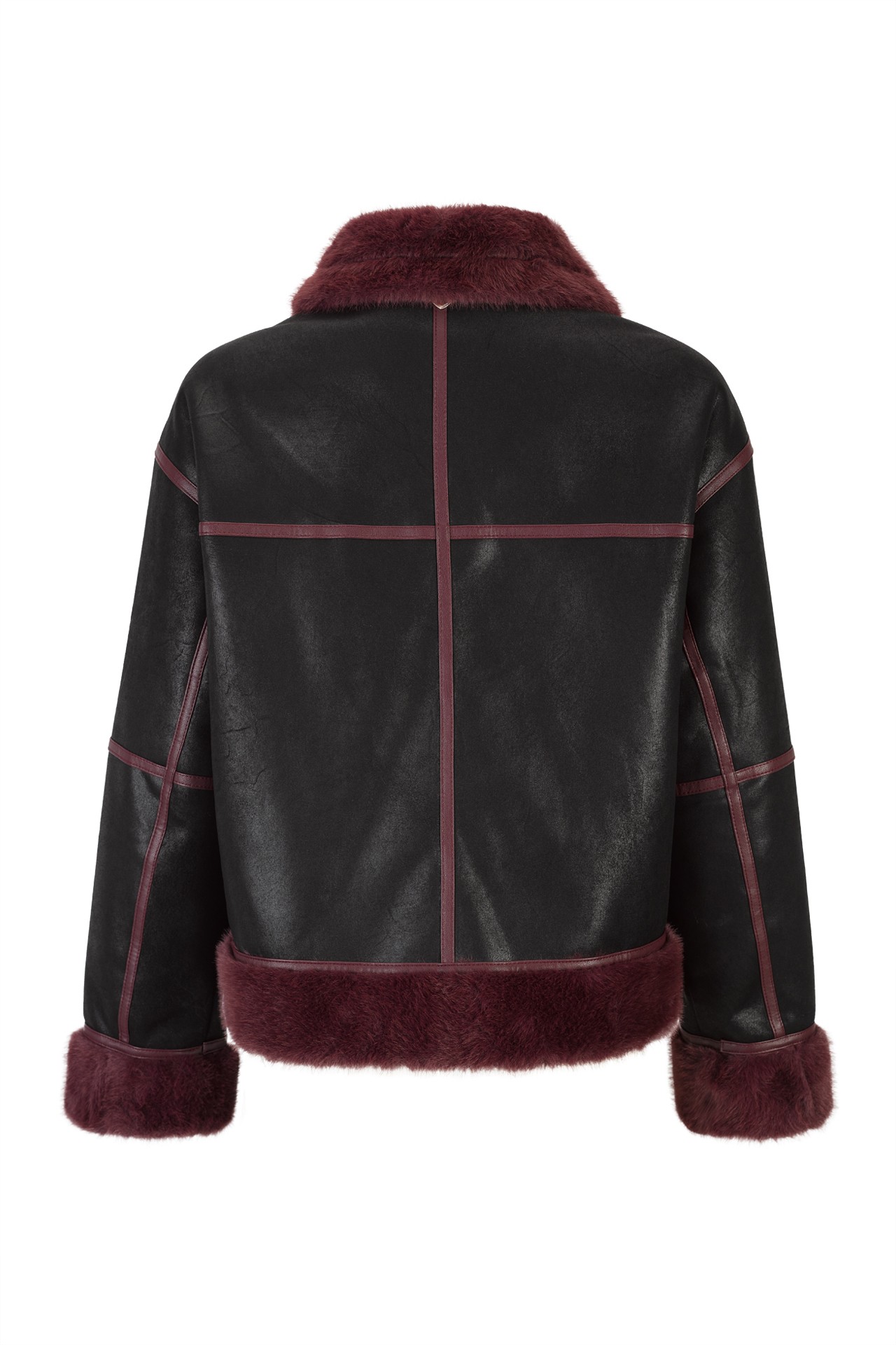 Chaqueta aviador con pelo