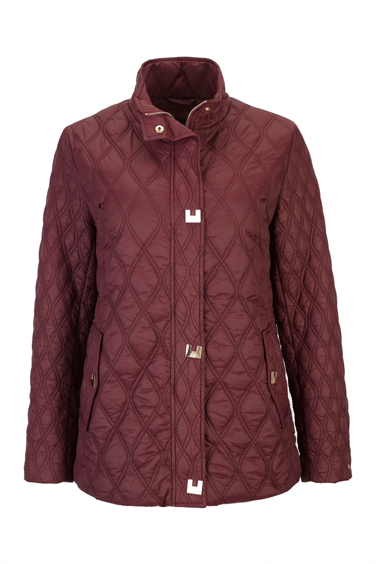 Parka acolchoada leve com molas